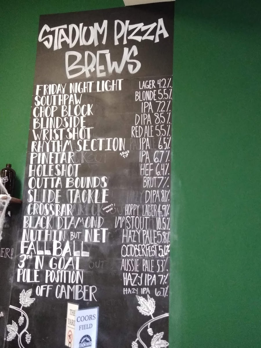 Stadium Pizza Menu - Image 2